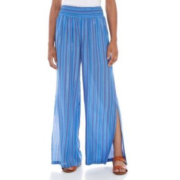 EUC WONDERLY Yarndye Stripe Pants XL - Picture 1 of 7